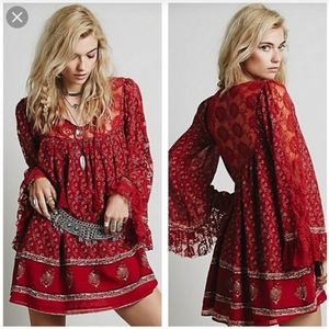 BNWT! Free People Peasant Dress Sz S